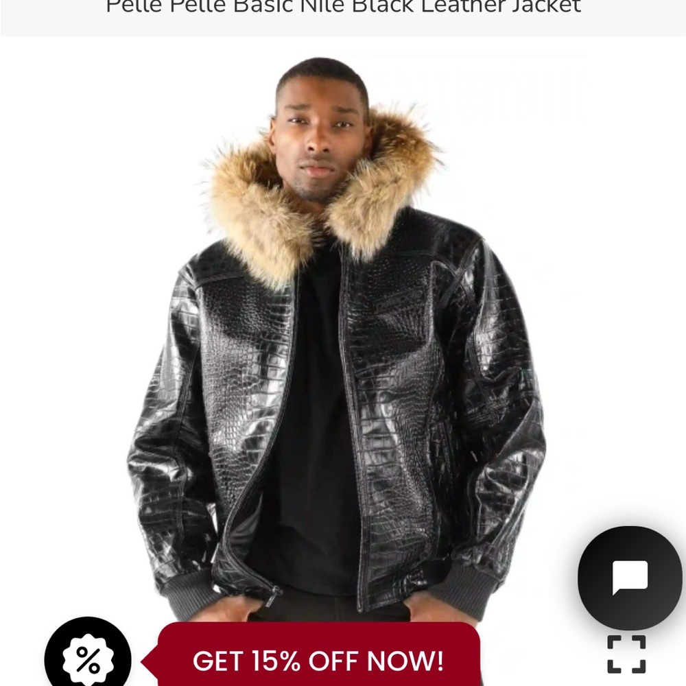 XL Pelle Pelle basic nile black leather jacket